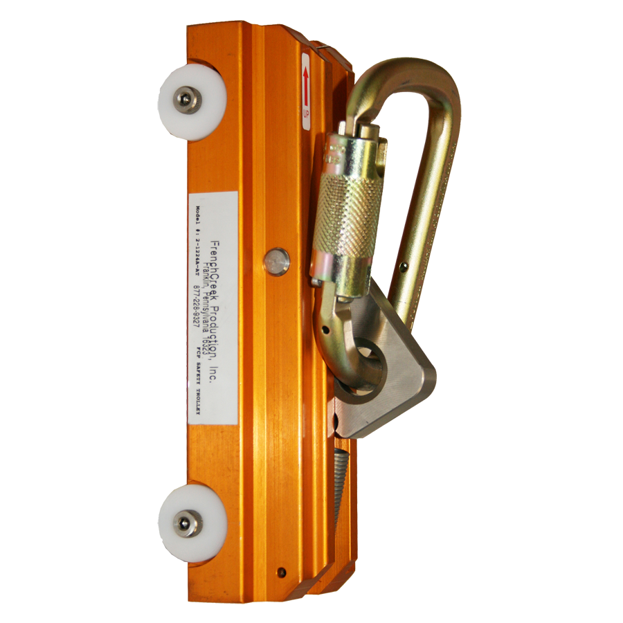 2-1224A-AT - Trolley for aluminum and stainless climbing rail