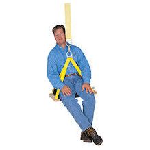 Bosun Chair with Cushion and Side Snaps