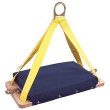 Bosun Chair with Cushion and Side Snaps