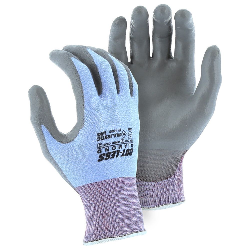 Ultra lightweight 18 gauge grey shell made with Dyneema® Diamond Technology. Gray polyurethane palm coating. (1 doz)