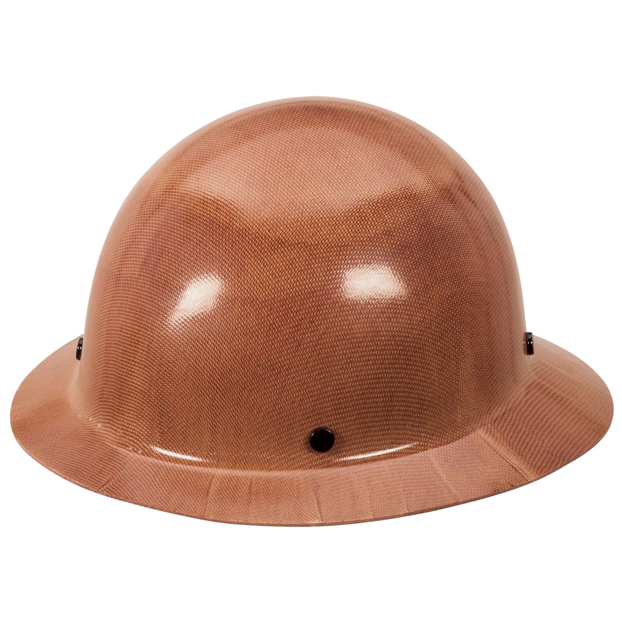 MSA 475407 Skullgard Full Brim Hard Hat - Fas-Trac Suspension - Tan