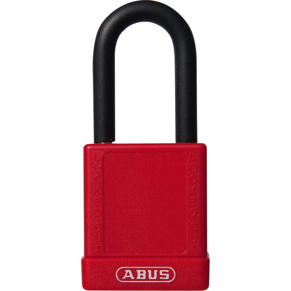 ABUS 74/40 Plastic-Covered Aluminum Core Padlock (Keyed Alike or Keyed Different)
