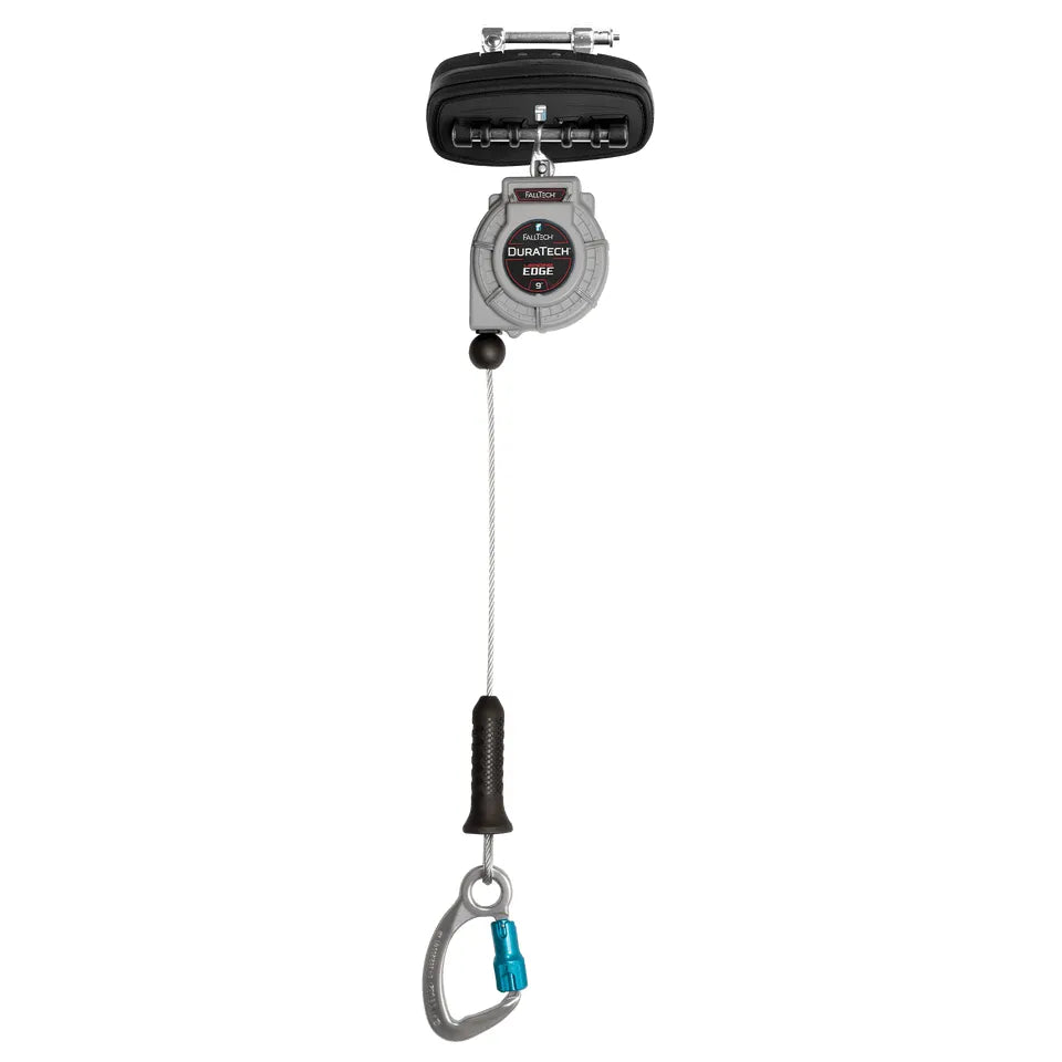 83909SP6 - 9' Cable DuraTech LE SRL, Single-leg with Aluminum CE Carabiner