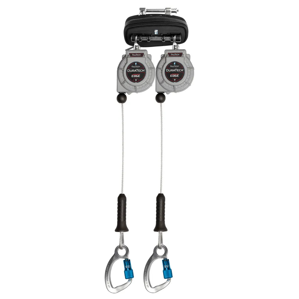 83909TP6 - 9' Cable DuraTech LE SRL, Twin-legs with Aluminum CE Carabiners