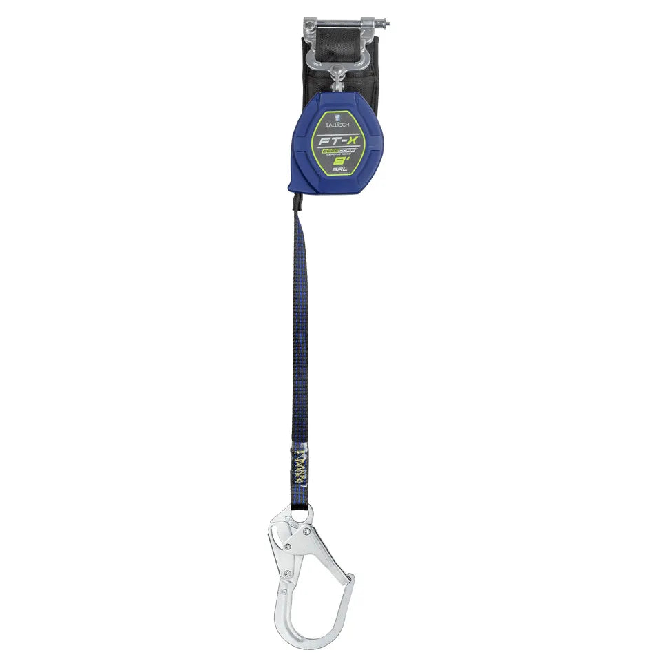 84108SP3 - 8' EdgeCore FT-X Class 2 LE SRL, Single-leg with Steel Rebar Hook