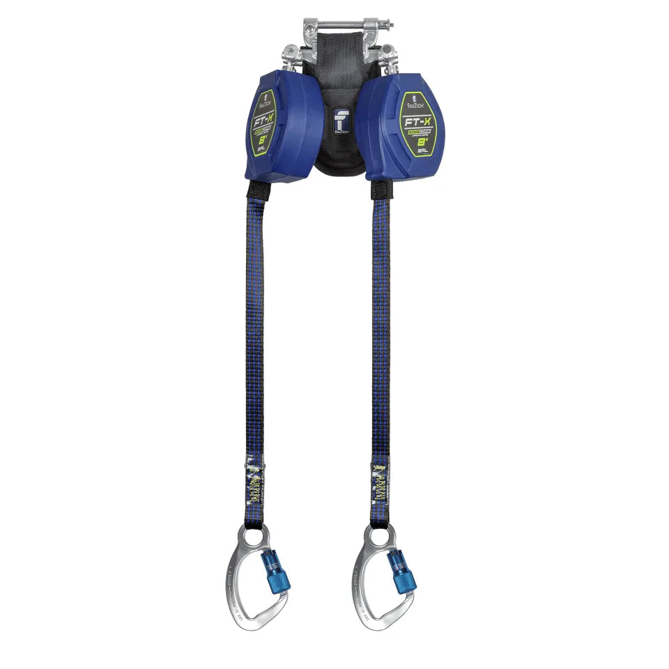 84108TP6 - 8' EdgeCore FT-X Class 2 LE SRL, Twin-leg with Aluminum CE Carabiners