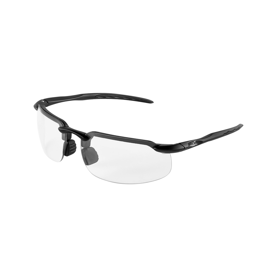 Bullhead-Swordfish Clear Performance Fog Technology Lens, Crystal Black Safety Glasses