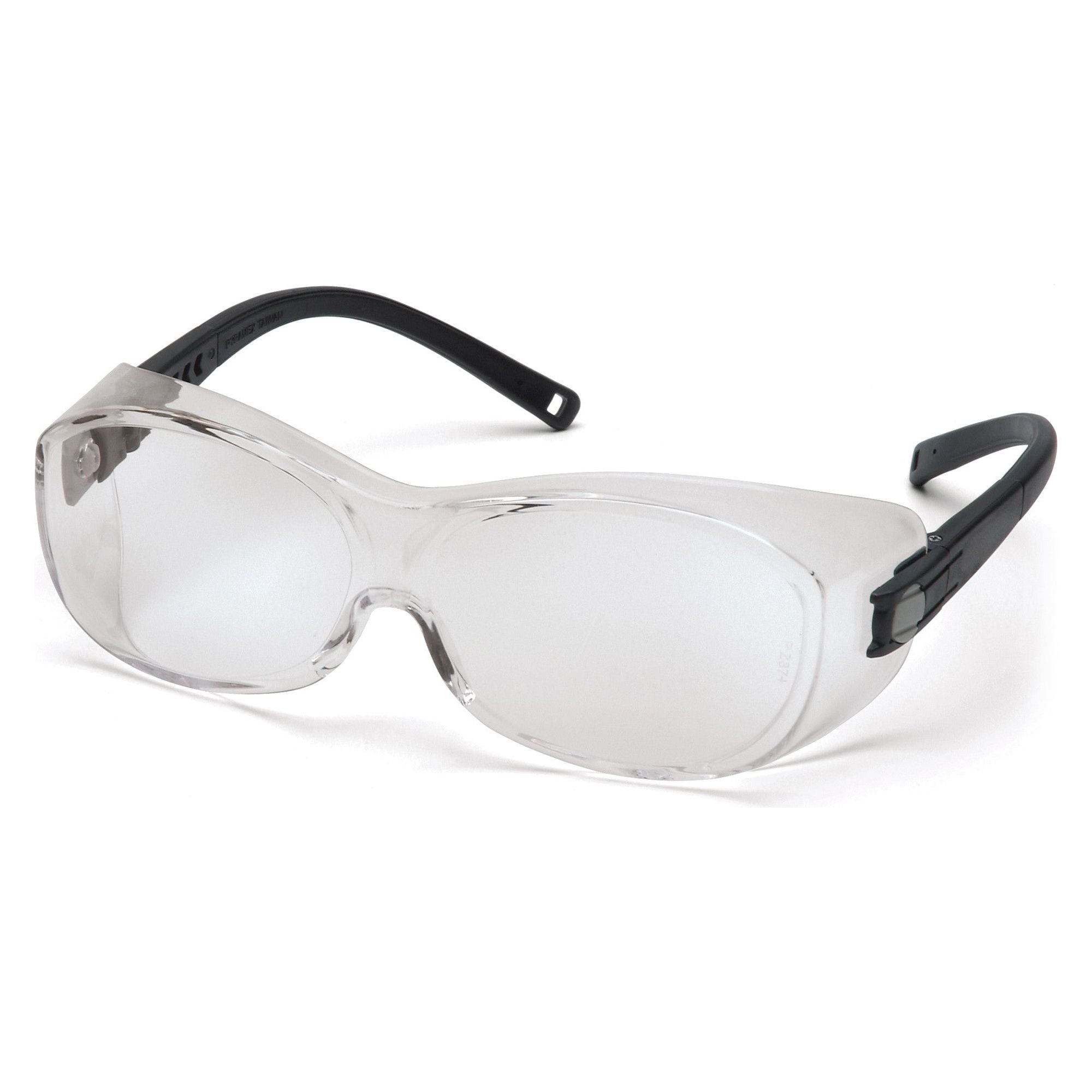 OTS - Clear Lens with Black Temples (Qty 12)