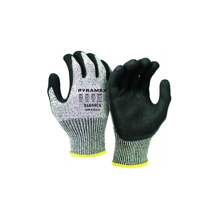 Pyramex GL604C5 Nitrile Sandy Gloves (pack of 12)