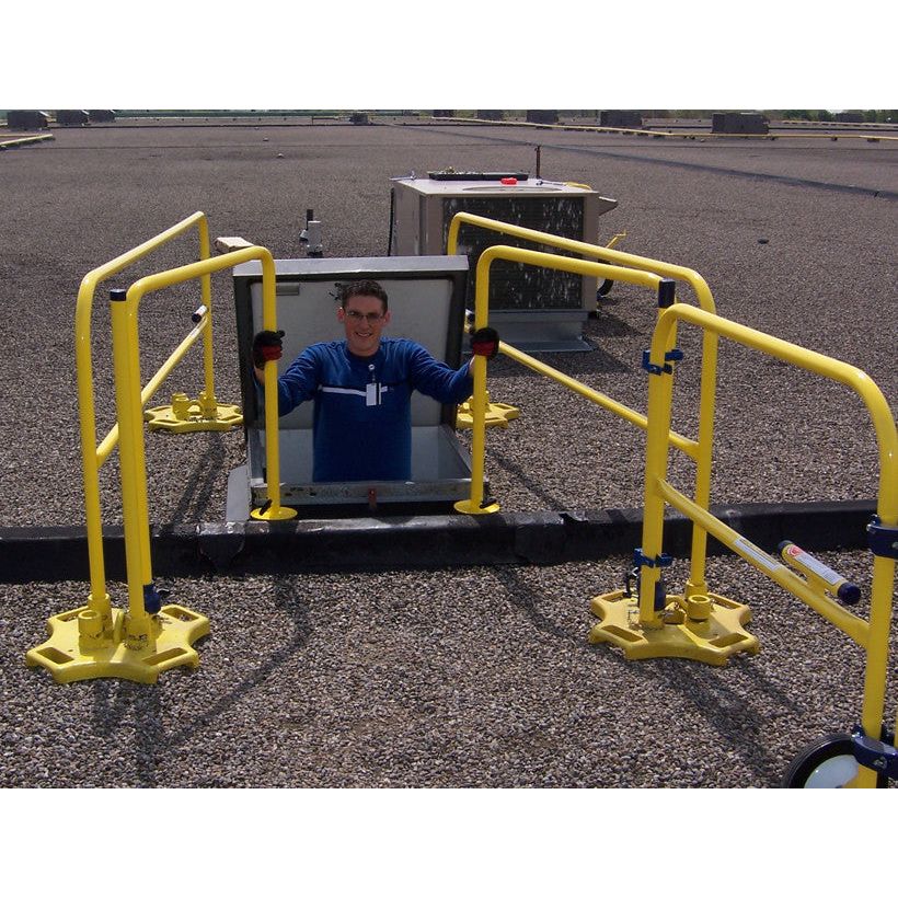Blue Water GrabBar – Roof Hatch Industrial Guardrails
