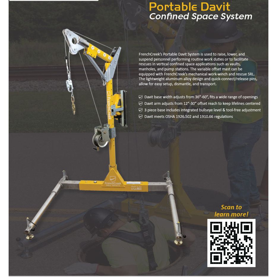 French Creek PD1 Davit Mast Assembly