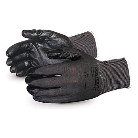 Dexterity® 15-Gauge Nylon String Knit with Nitrile Palm (1 doz)