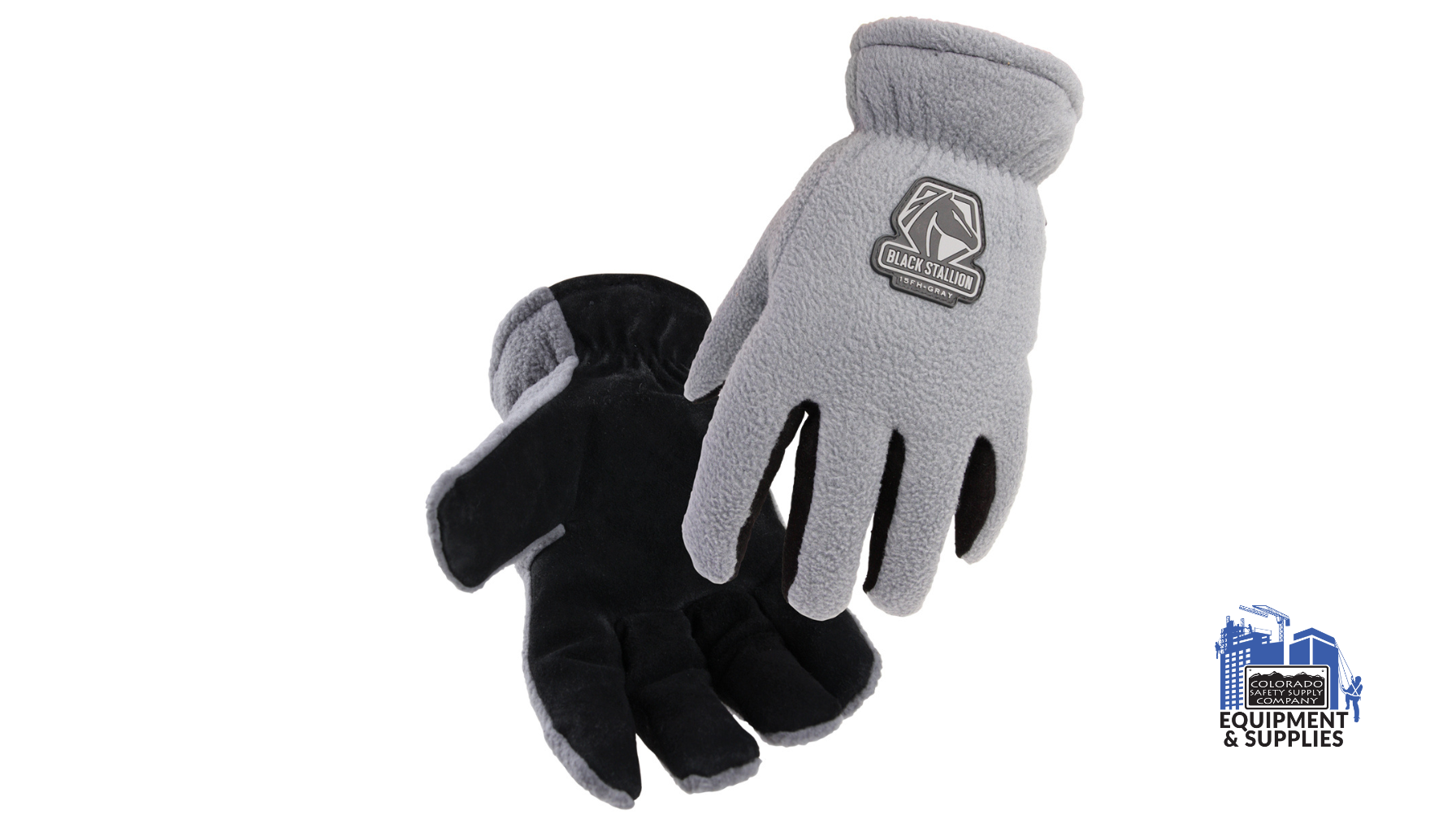 Conquer Winter with FuzzyHand™ Split Cowhide & Polar Fleece Gloves