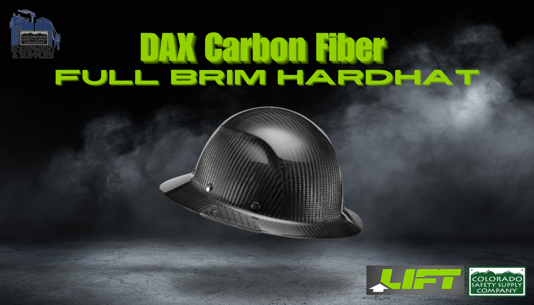 Unleash Your Inner Pro: The DAX Carbon Fiber Full Brim Hardhat by Lift