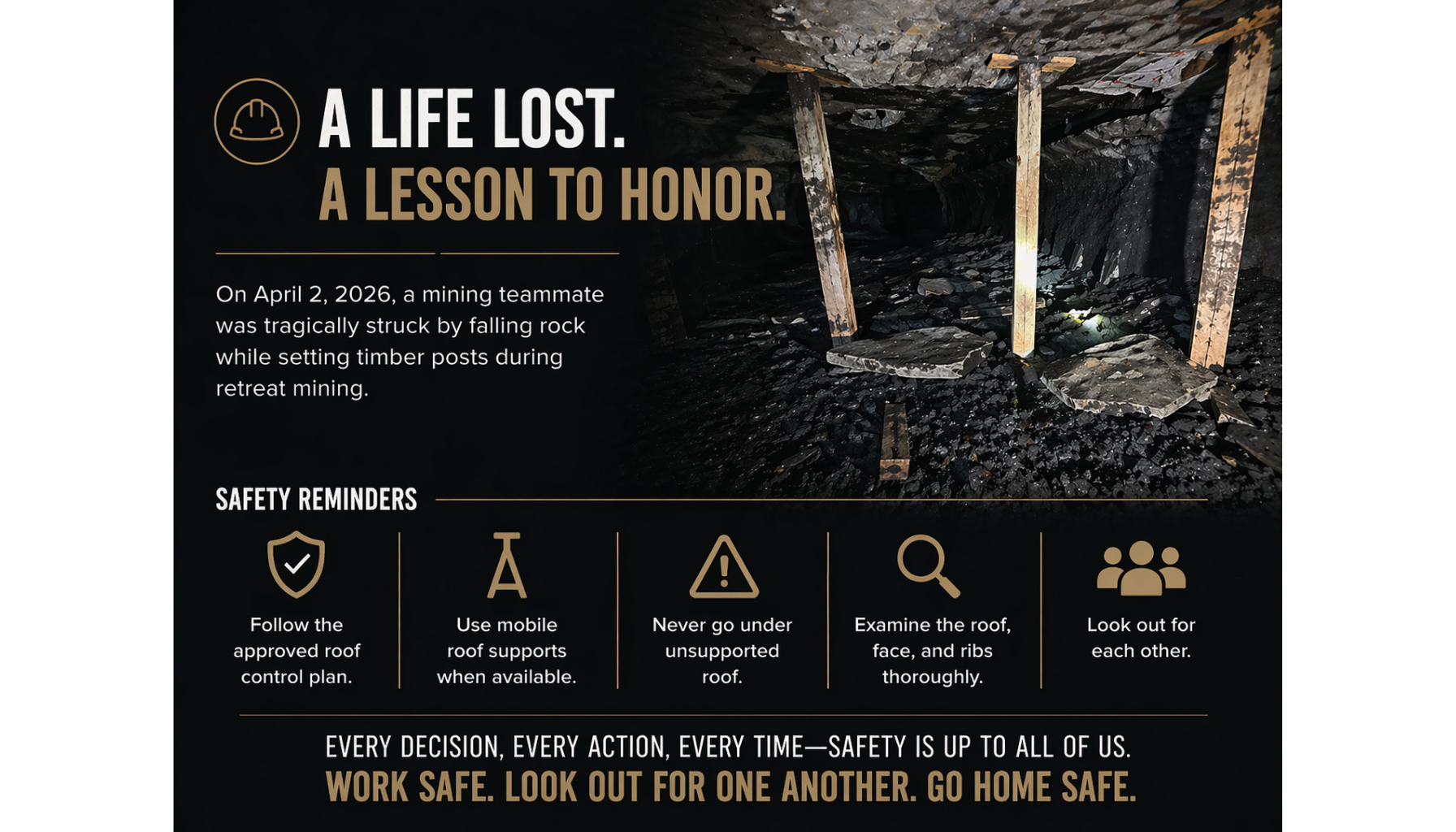A Reminder of the Risks: Honoring a Life Lost in Mining Operations