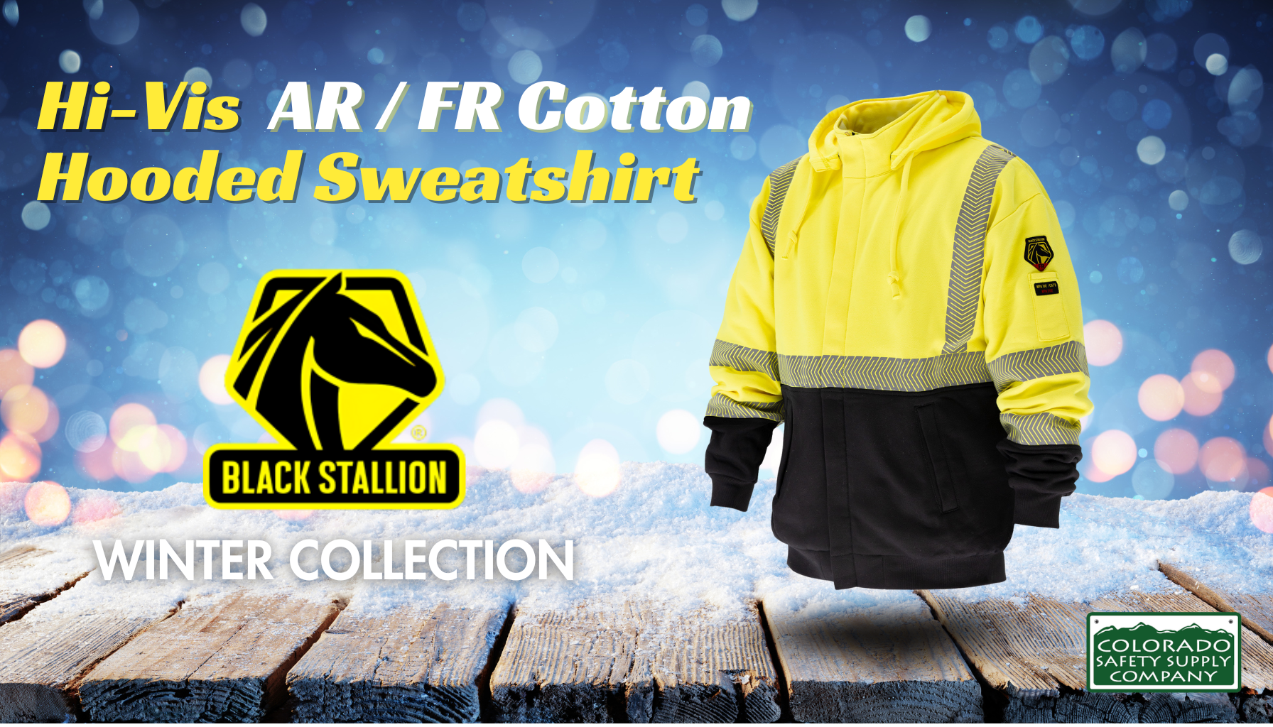 Winter Workwear: Why the Black Stallion Hi-Vis Sweatshirt is a Must-Have