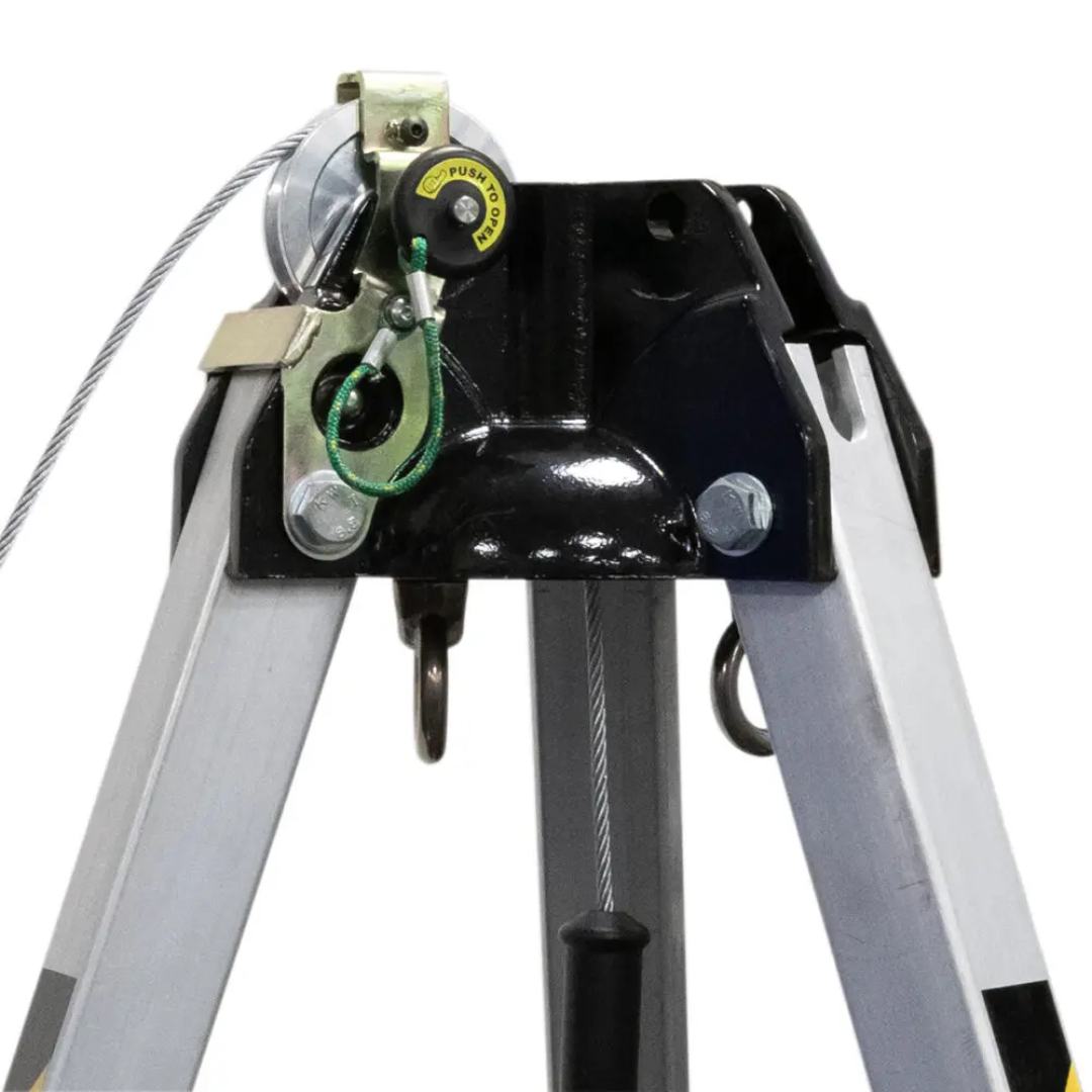 7′ Adjustable Tripod Kit, 65′ Material Winch, 65′ 3-Way