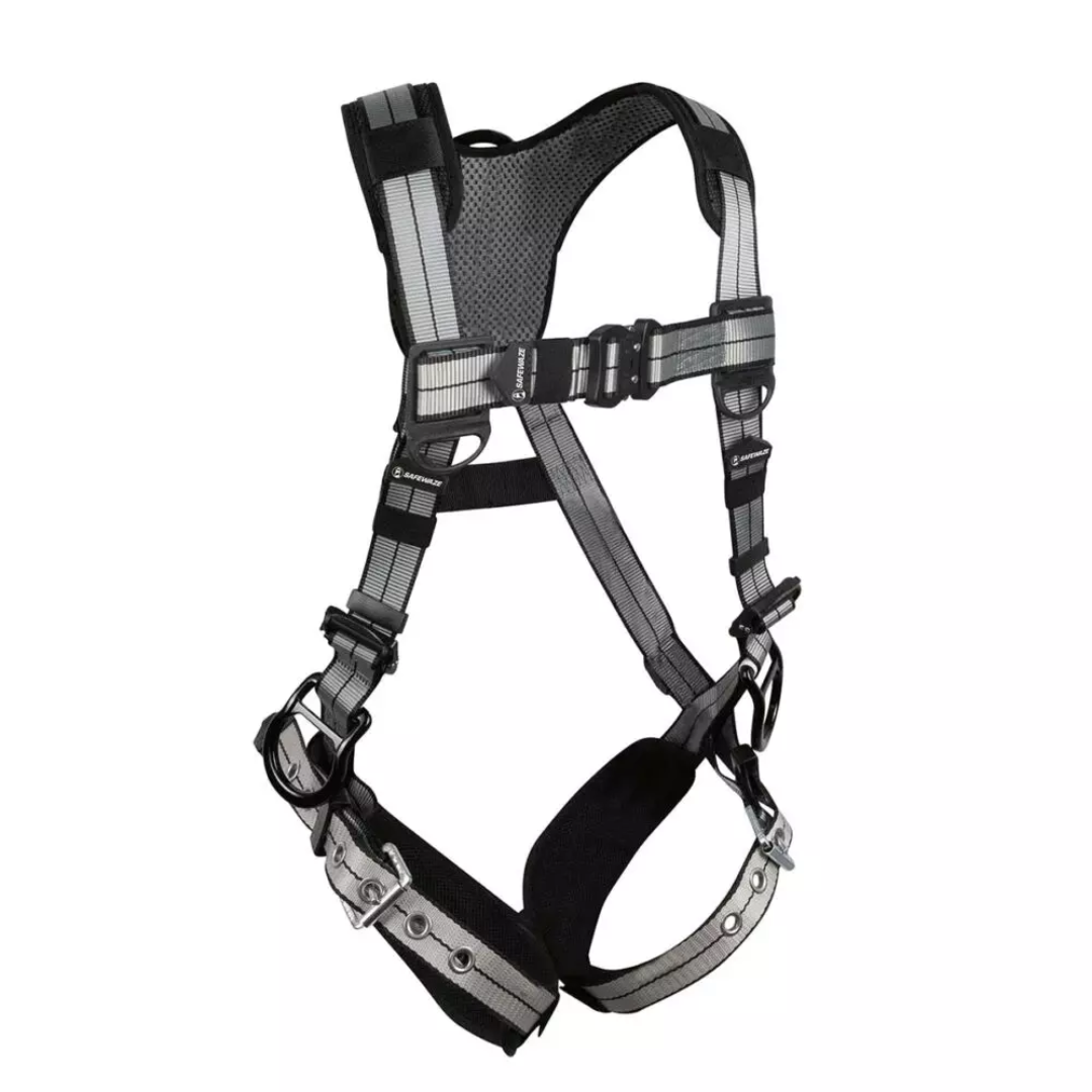 Safewaze - PRO+ Slate Full Body Harness: Alu 3D, Alu QC Chest, TB Legs