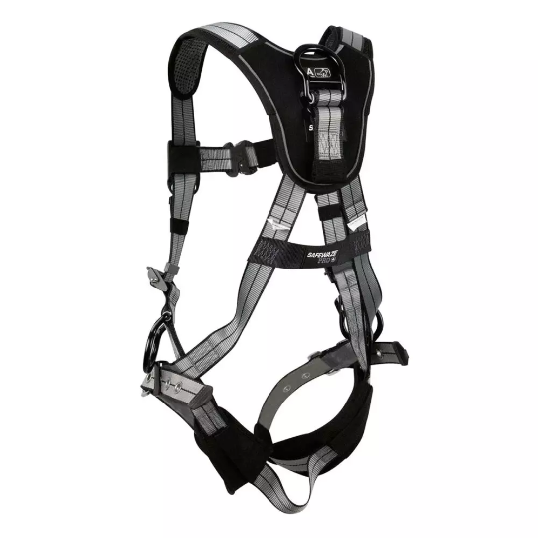 Safewaze - PRO+ Slate Full Body Harness: Alu 3D, Alu QC Chest, TB Legs