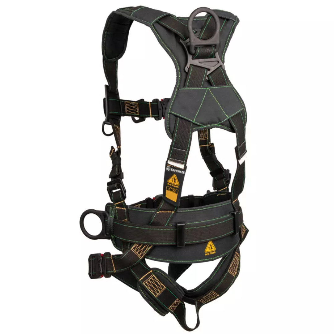 Arc Flash Construction Harness: DE 3D, DE QC Chest, DE FD, DE QC Legs