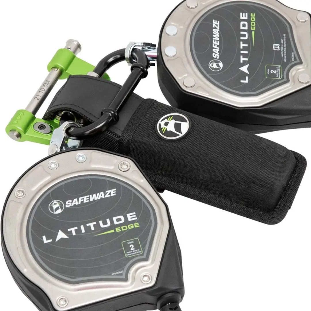 Safewaze Latitude Edge 8' Dual Cable SRL-P: Snap Hooks