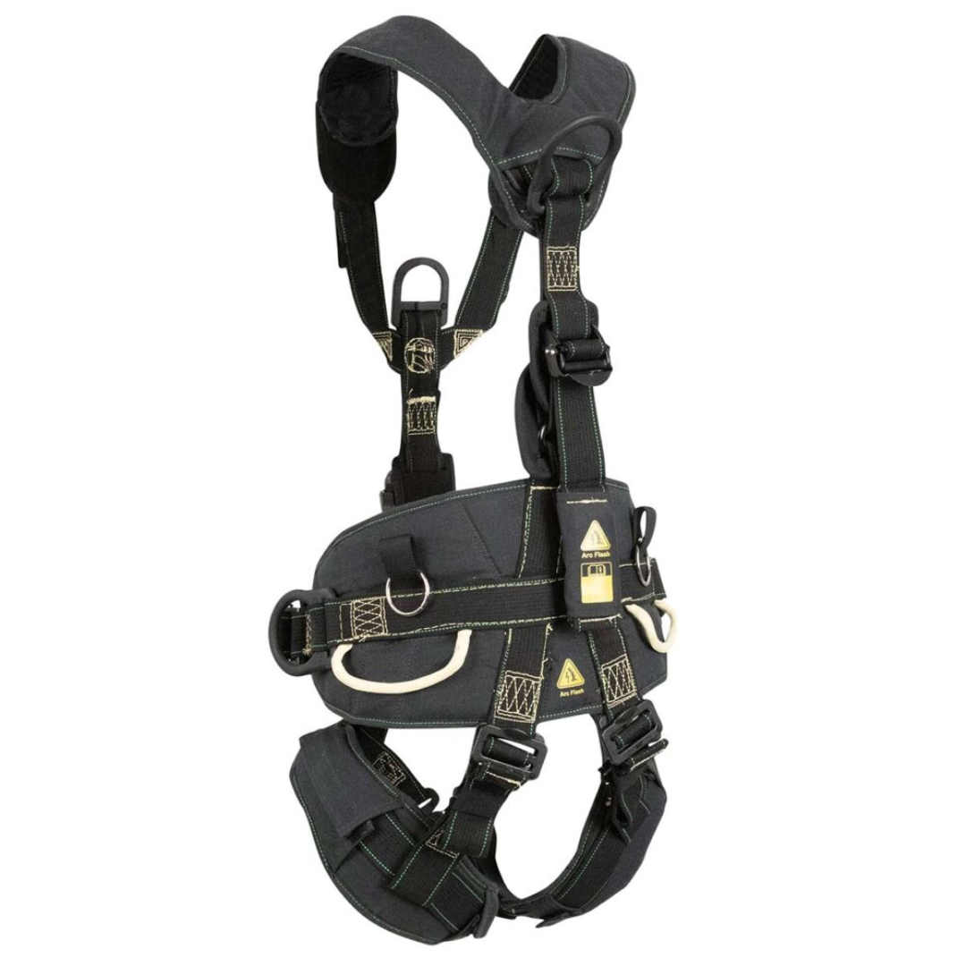 Arc Flash Wind & Tower Harness: 5D, QC Legs