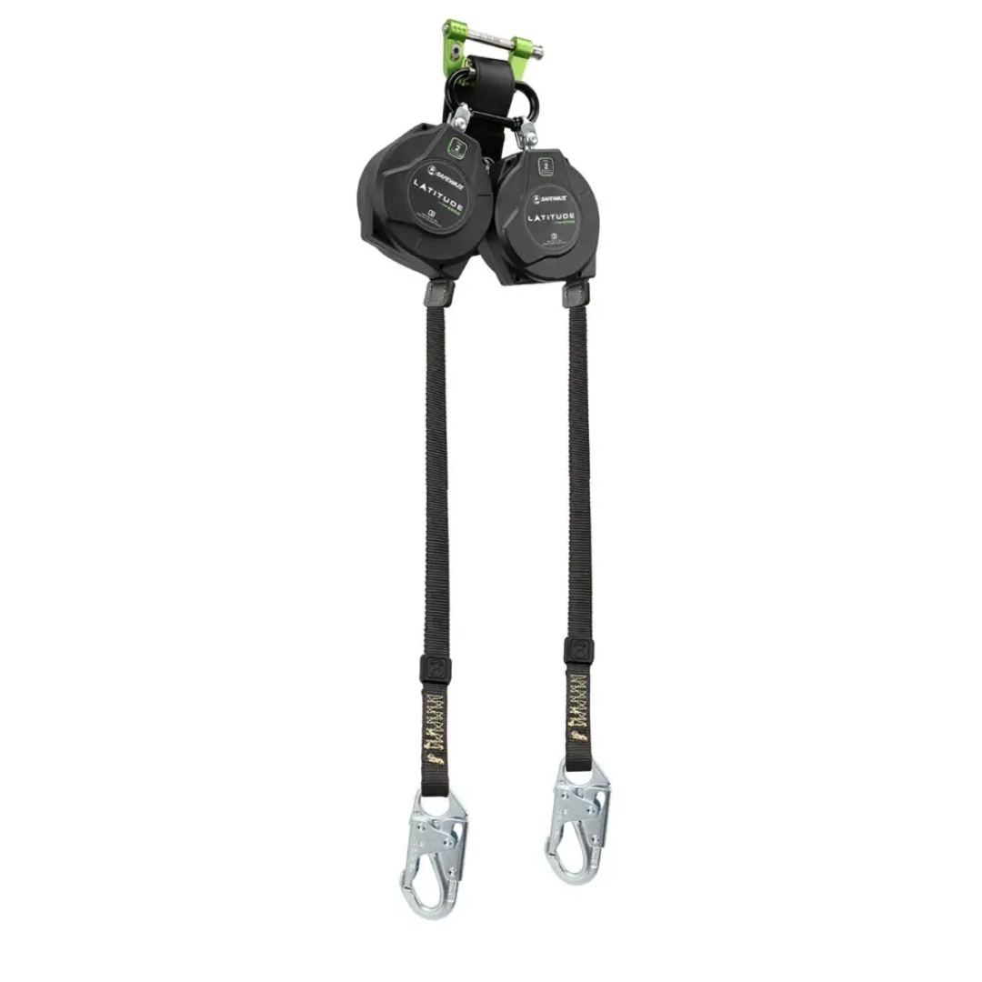 Safewaze Latitude Edge 11' Dual Web SRL-P: Snap Hooks
