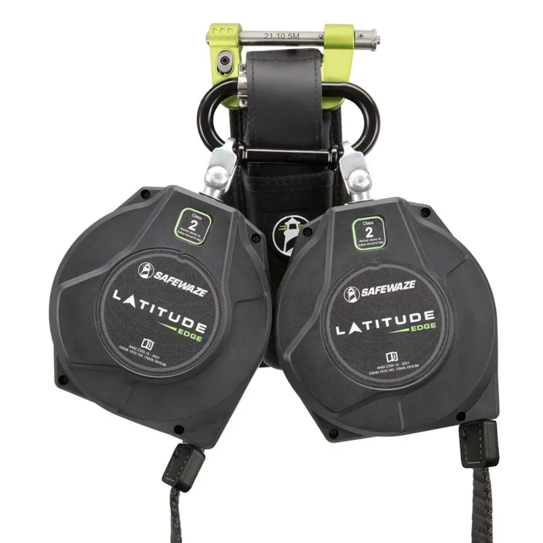 Safewaze Latitude Edge 11' Dual Web SRL-P: Snap Hooks