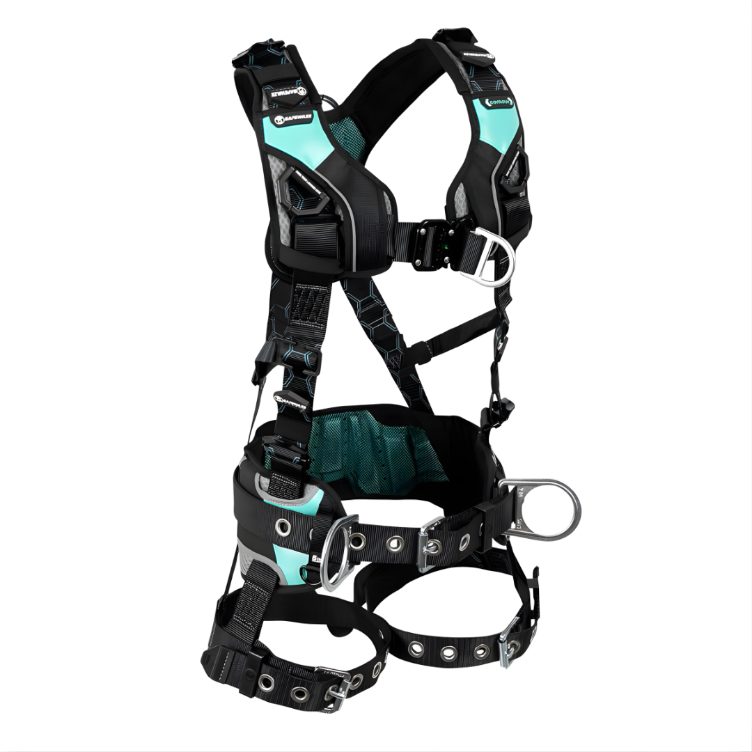 Contour Construction Harness – 3D, QC Chest, FD, TB Legs | Safewaze