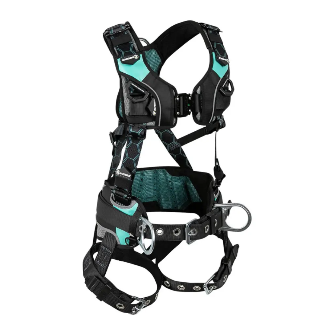 Contour Construction Harness: 3D, QC Chest, TB Legs | Safewaze