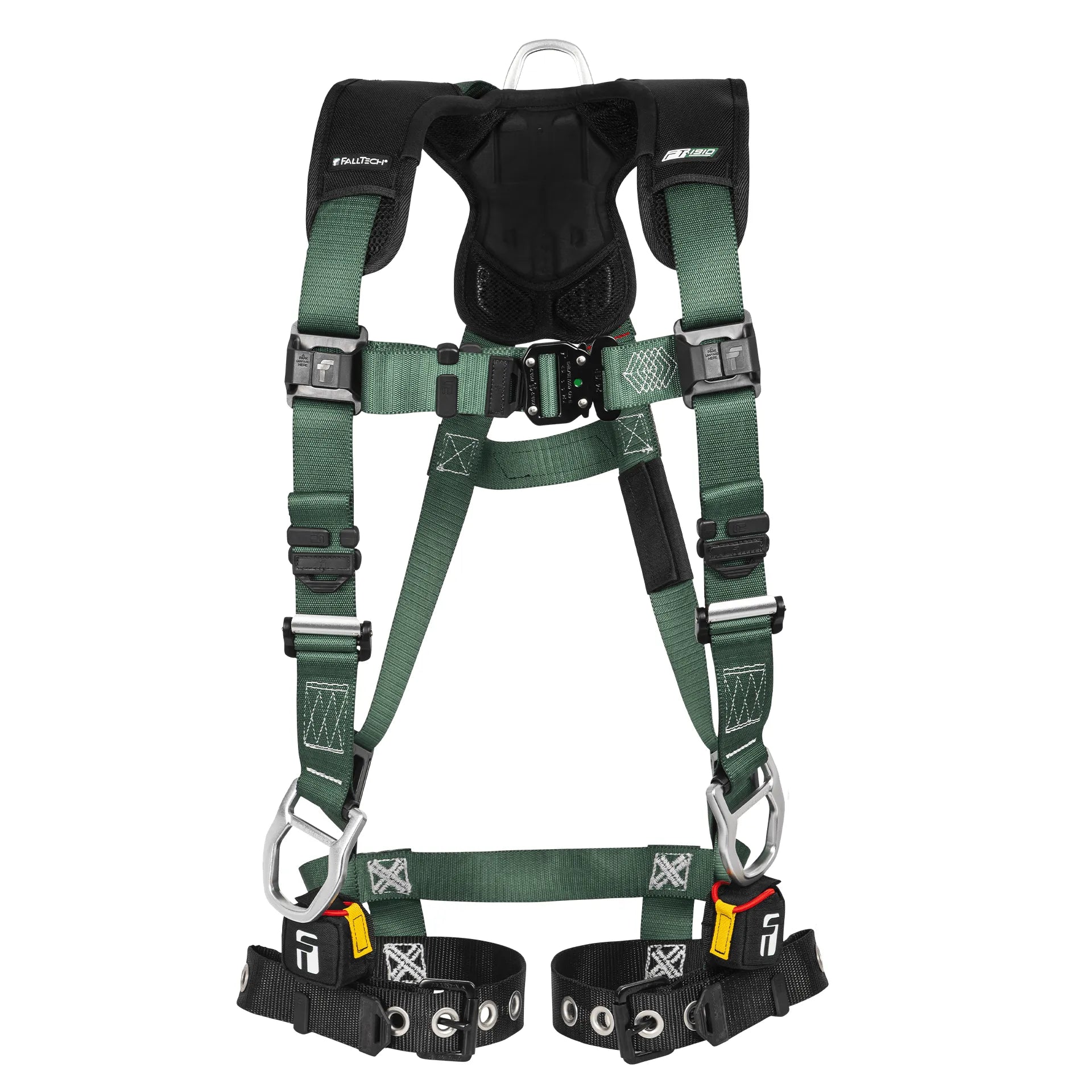 FT-1910 3D Standard Non-Belted Full Body Harness, Tongue Buckle Leg Adjustment