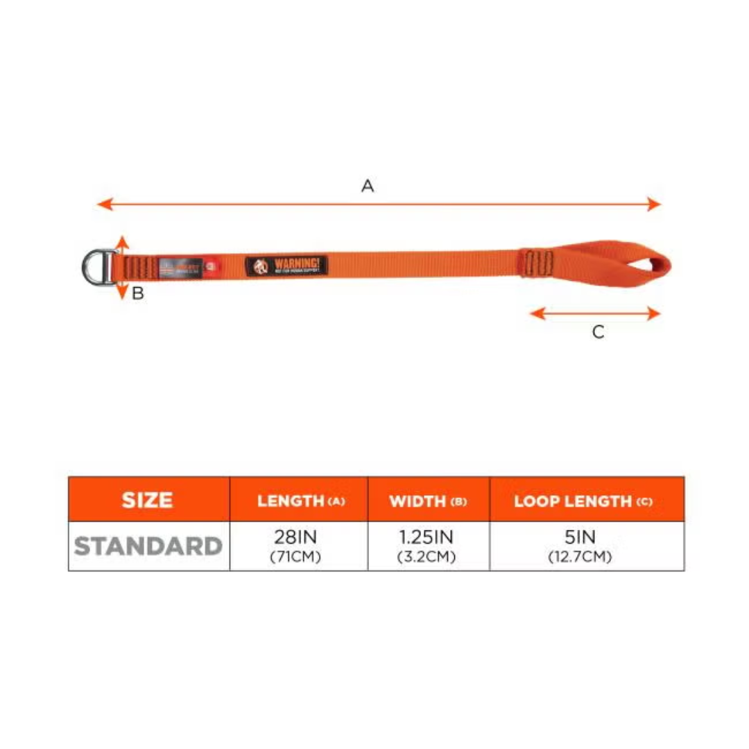 Squids 3177 Anchor Choke Strap for Tool Tethering - 60lbs / 27kg