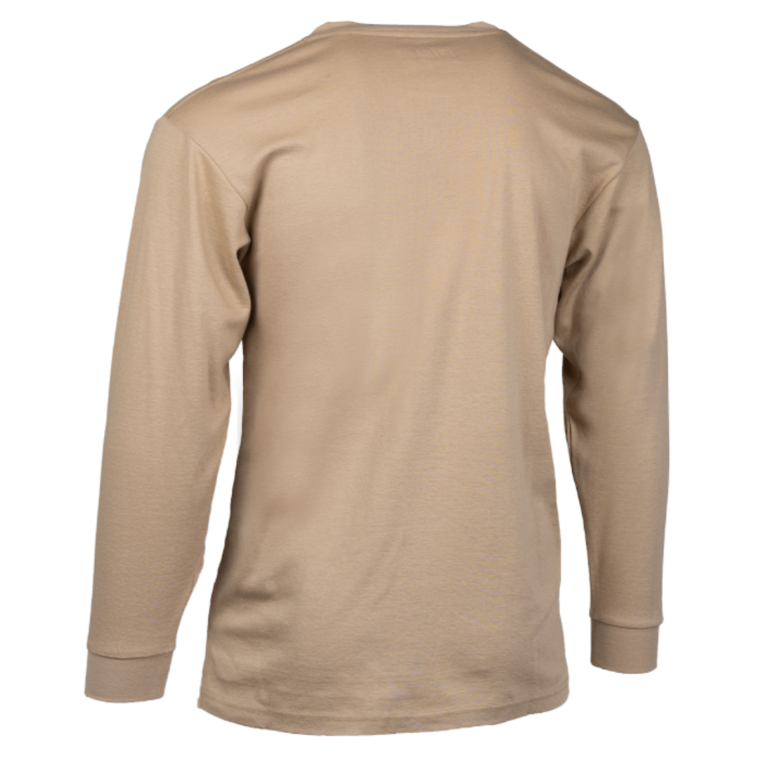 AR/FR Dual-Certified Long Sleeve Henley - 10.6 cal/cm2 | PIP