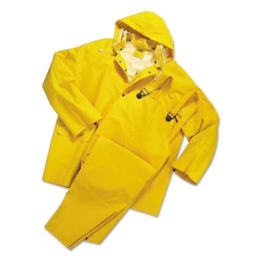 Anchor Brand 3-Pc Rainsuit-Jacket/ Hood/ overalls