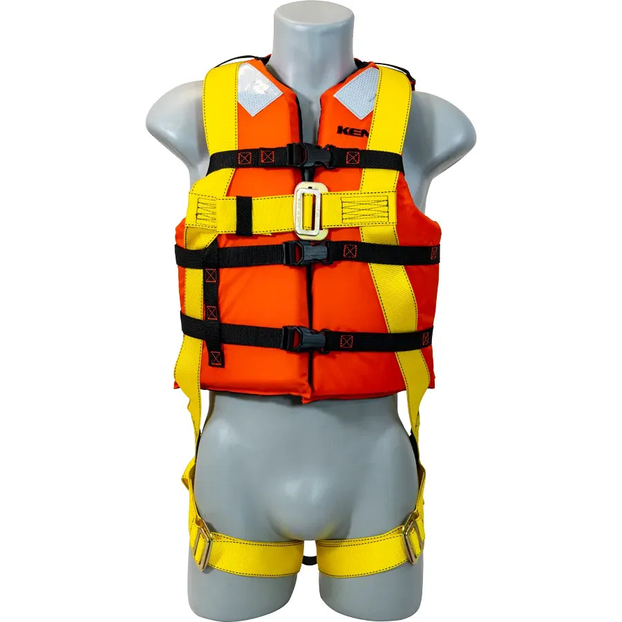 631LJ - Lightweight Full Body Harness with Built-In Life Jacket