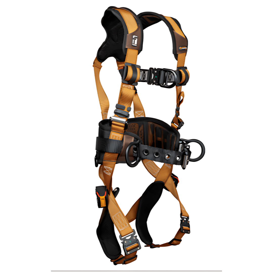FallTech 7083BFD - Advanced ComforTech Gel 4D Construction Climbing Full Body Harness
