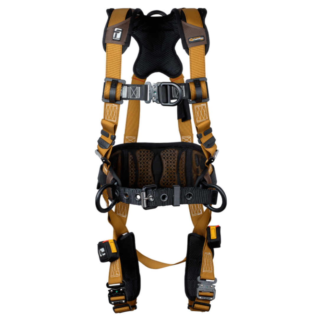 FallTech 7083BFD - Advanced ComforTech Gel 4D Construction Climbing Full Body Harness