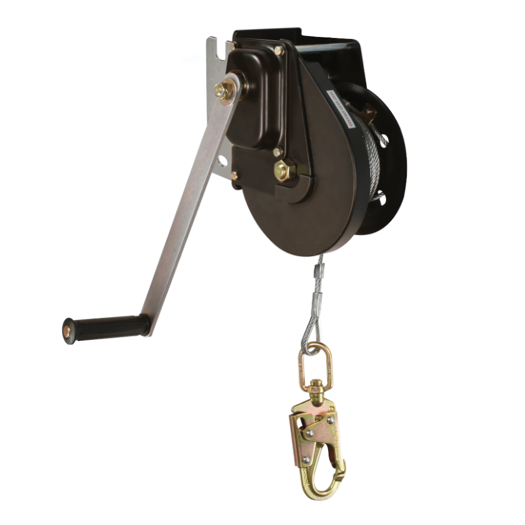FallTech Materials Winch for Tripods and Davits with Galvanized Steel Cable