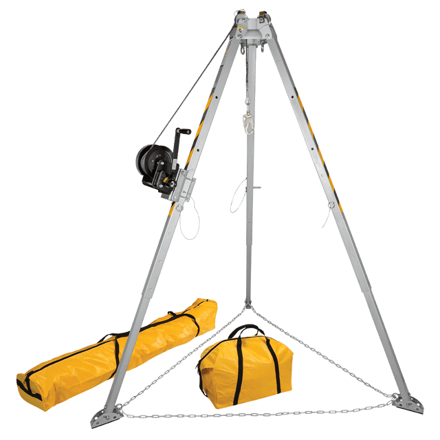 FallTech 8' Tripod Kit with 7297T Winch and Storage Bags