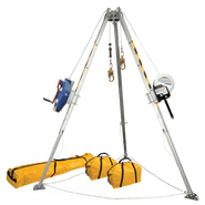 Tripod Rental  8' Confined Space Tripod System with 60' Galvanized Steel SRL-R and Personnel Winch