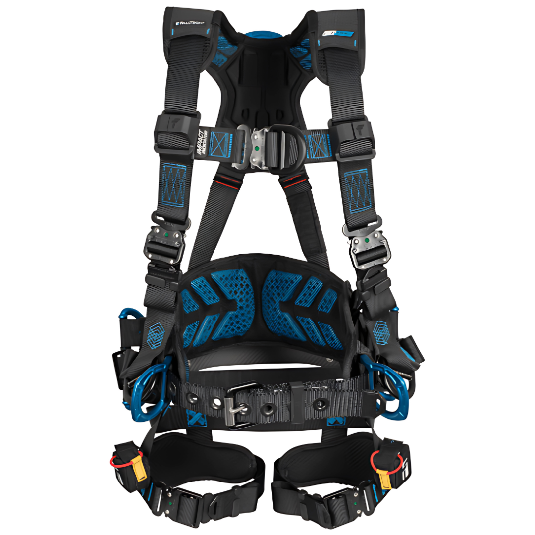 Carbon FT-One Tower 6D Tower Climber Full Body Harness, Quick-Connect Leg Adjustments