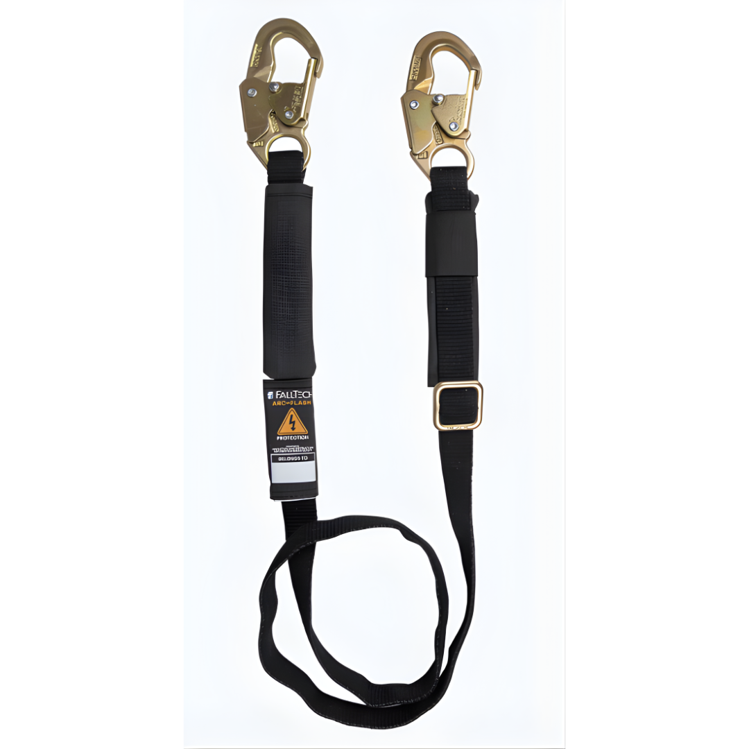 8209AFB - 4' to 6' Arc Flash Adjustable Length Restraint Lanyard with Snap Hooks