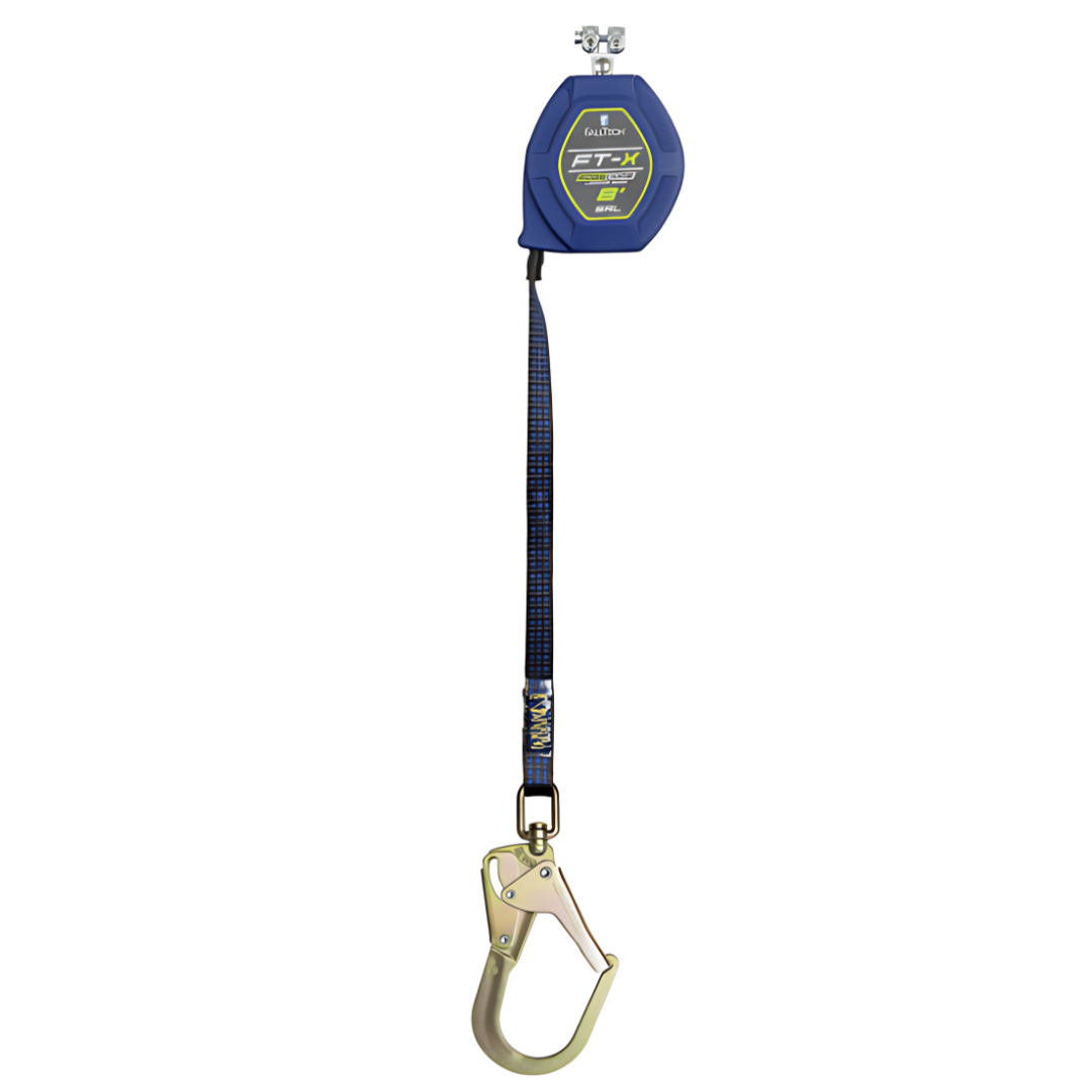 8' FT-X EdgeCore Class 2 Leading Edge Personal SRL-P, Replacement-leg with Steel Swivel Rebar Hooks with SpeedLink