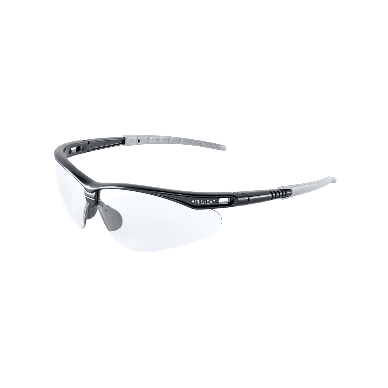 Stinger® Clear Anti-Fog Lens, Shiny Pearl Gray Frame Safety Glasses