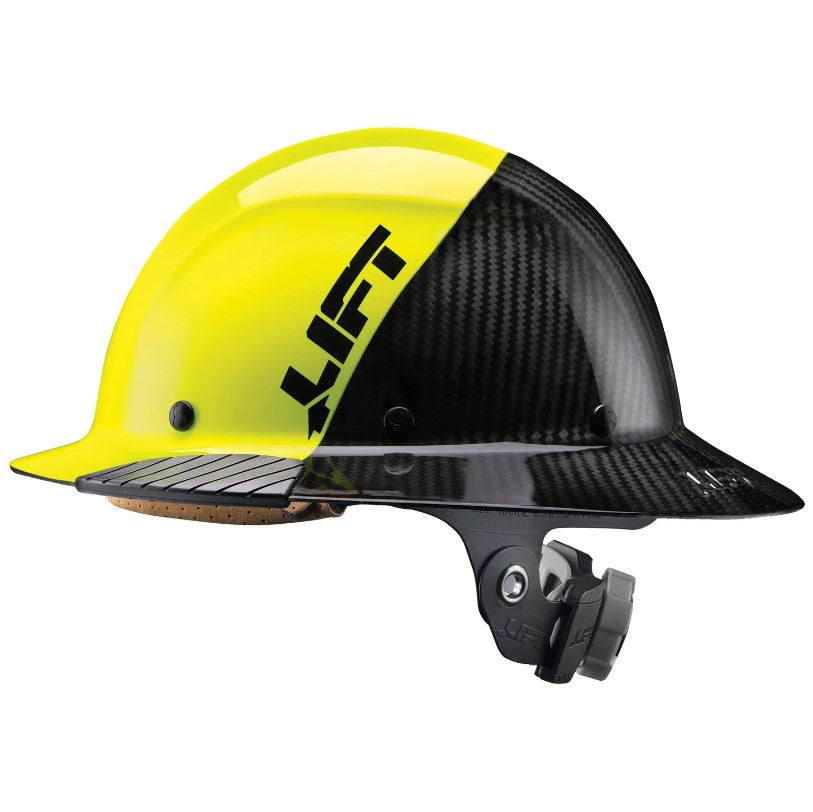 DAX Fifty 50 Carbon Fiber Full Brim Hardhat