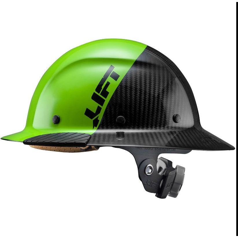 DAX Fifty 50 Carbon Fiber Full Brim Hardhat