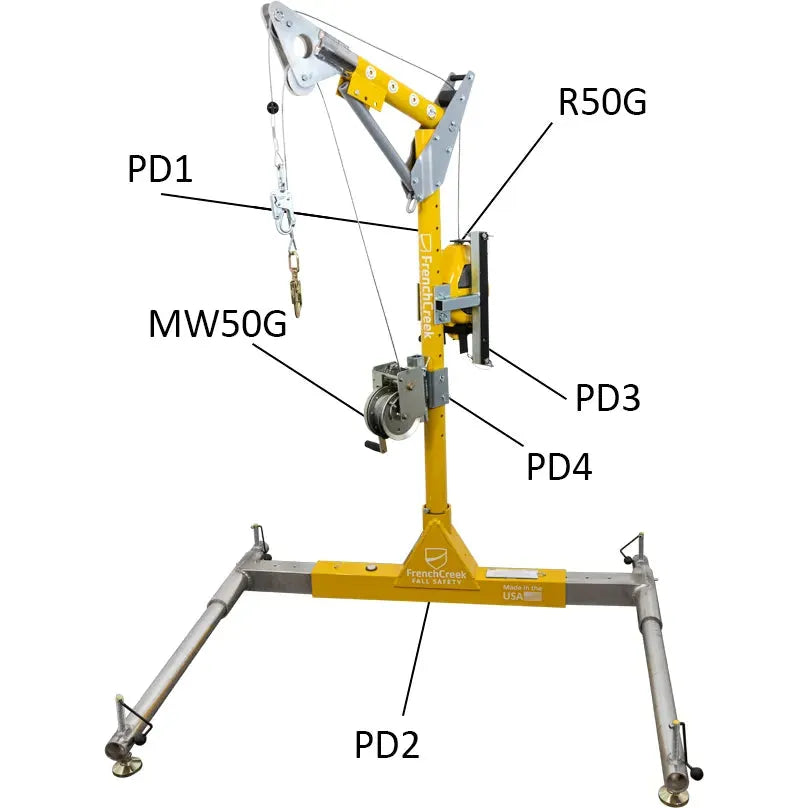 French Creek PD1 Davit Mast Assembly