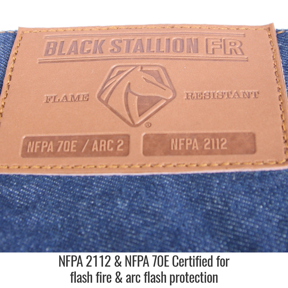 Black Stallion - 10.5 oz. Relaxed-Fit FR Stretch Denim Work Pants
