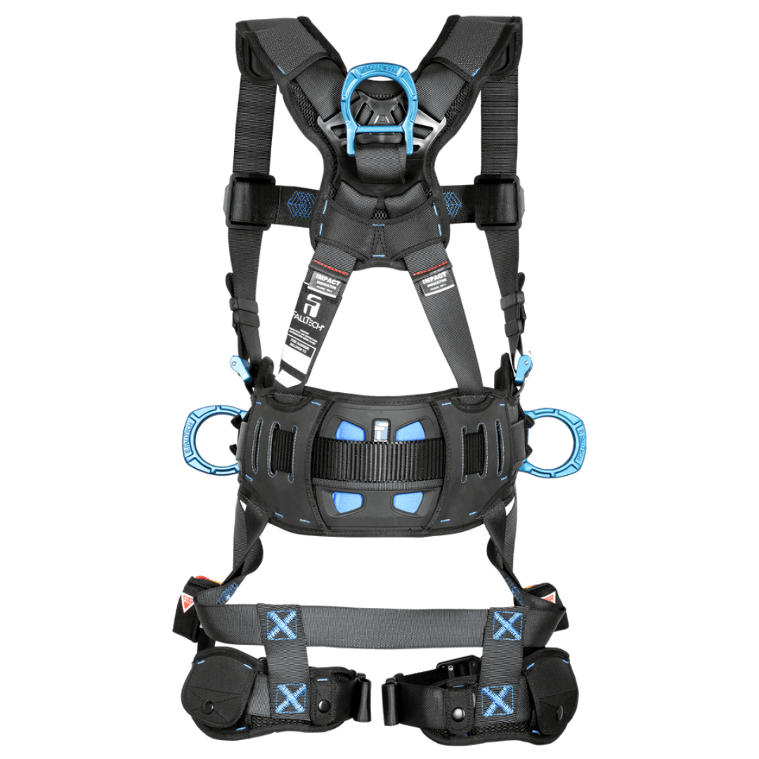 8123BQC - FT-One™ 3D Construction Belted Full Body Harness, Quick Connect Adjustments