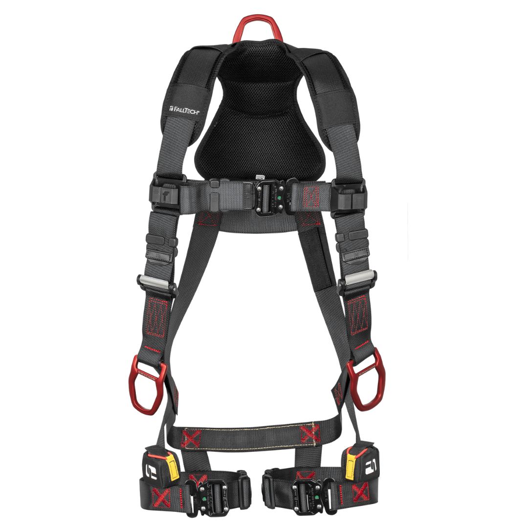 8142QC - FT-Iron 3D Standard Non-belted Full Body Harness, Quick Connect Buckle Leg Adjustment